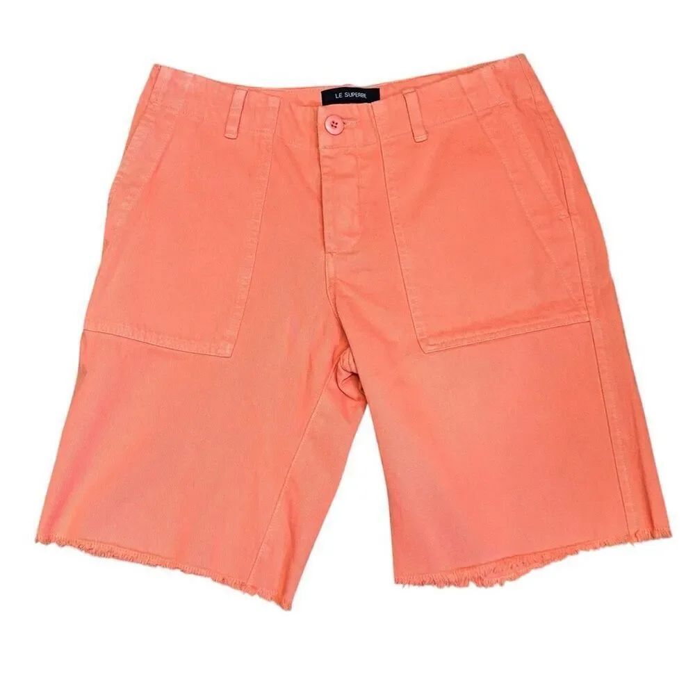 Le Superbe Womens Beach Crawler Shorts in Orange NWT Size 2